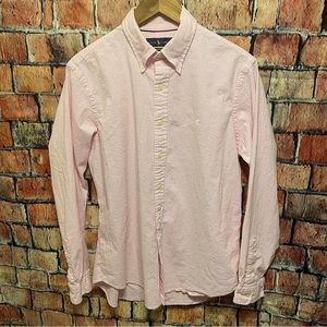 Polo Ralph Lauren Pink Seersucker Shirt | EUC | Large